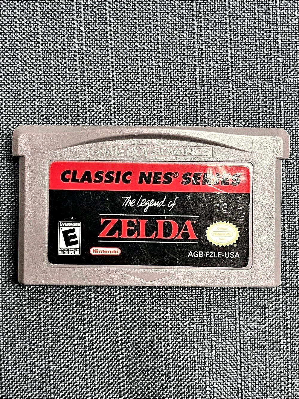 Nintendo GBA Classic Nes Series - Legend of Zelda Authentic Tested